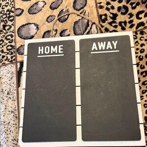 Chalkboard Scoreboard Sign - Black and White